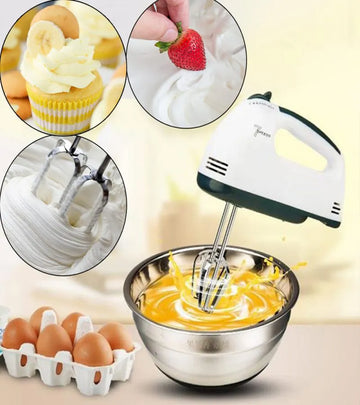 Electric Egg Beater Machine Hand Mixer Handheld Cake Perfect Egg Beater Cream Blender super Cake Baking Too
