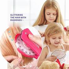 Glam Styling Tool, Hair Bedazzler Kit Bling Gem Machine, Colorful Hair Gem Stamper Glam Bling Styling Tool for Hair Clothes Kids - Blinger Kids Jewel Machine