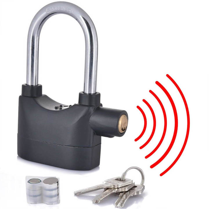 Motorcycle Remote Security Lock Anti Theft Alarm System for Bikes with Remote Key