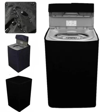 Universal Washing Machine Cover 100% waterproof - for all brands machines Top Loader Automatic / Semi Auto All Brands Supported Durable Oxford Polyester - Washer and Dryer Covers for Sheds, Garages, Balcony 11KG-12KG-13KG-15KG