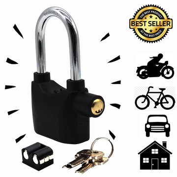 Motorcycle Remote Security Lock Anti Theft Alarm System for Bikes with Remote Key