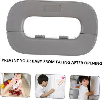 New Style Fridge Locks for Kids and Toddlers, No Tools Need or Dril, Child Proof Refrigerator Lock, Sealing Strip, Automatically Lock While Closing The Door