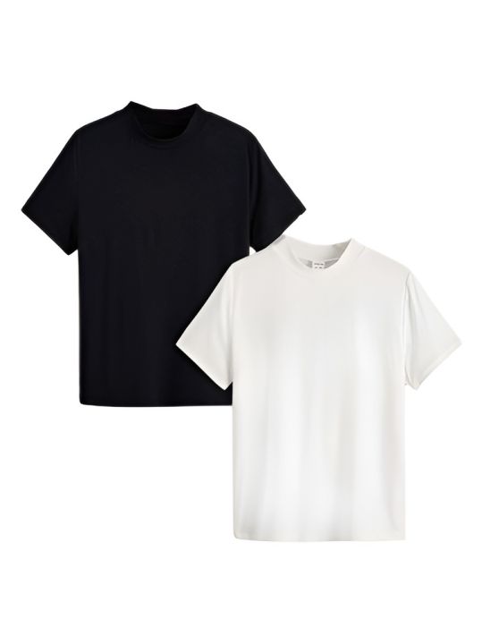 Pack of 2 plain Tshirt For Men