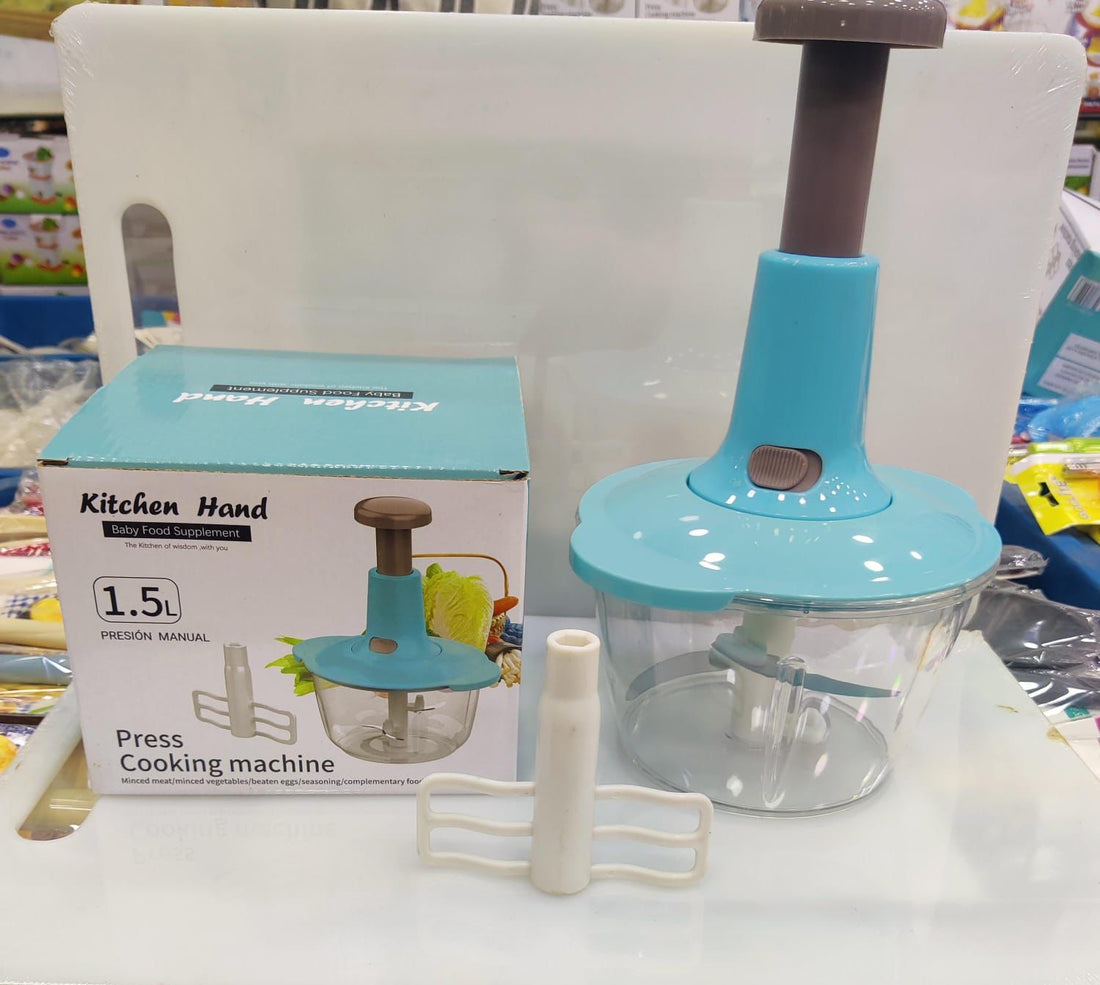 Kitchen Hand Push Chopper 1.5Litre