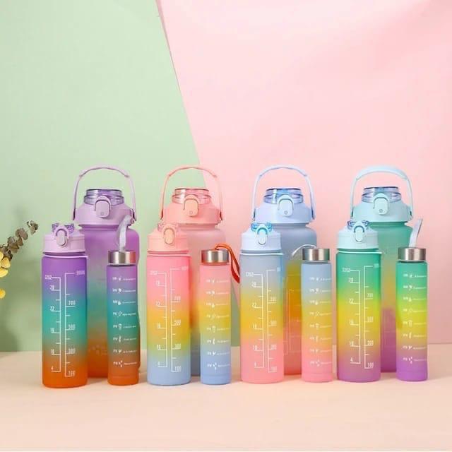 3 Pcs Sports Water Bottle