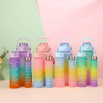 3 Pcs Sports Water Bottle