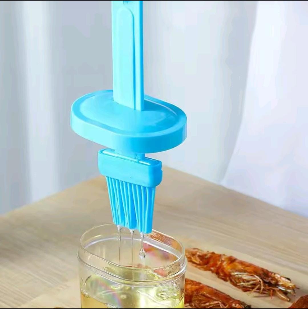 Oil Bottle With Silicone Brush